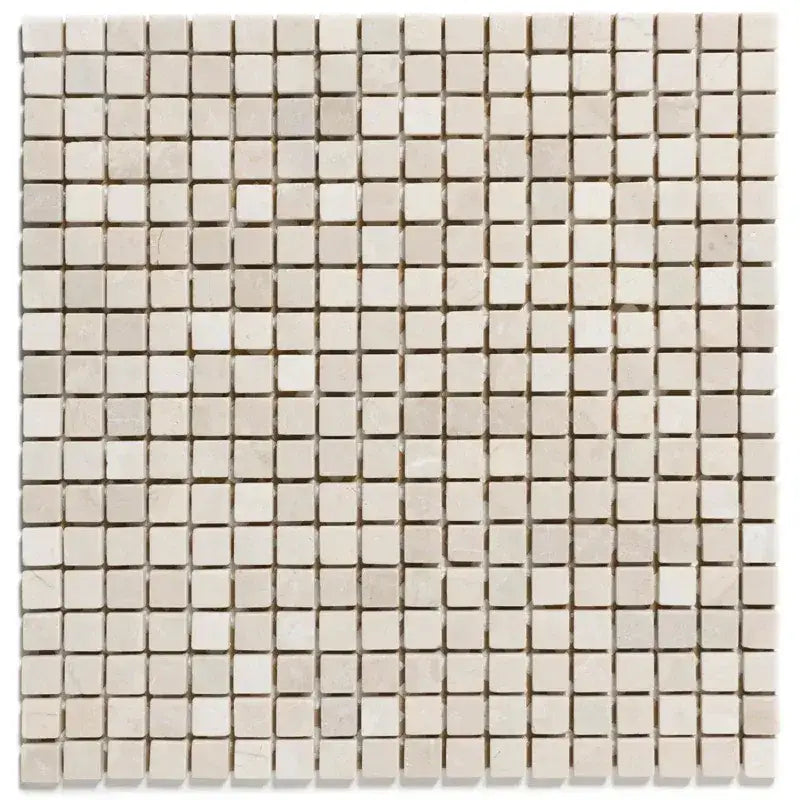 NMS200 Botticino Anticato mozaïek tegels met natuurlijke steenlook, licht beige