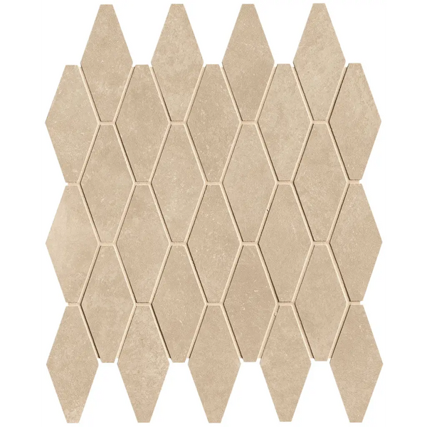 Beige Rombi Mosaico in een elegant, geometrisch design, ideaal voor jouw project