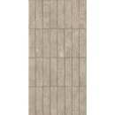 Beige wandtegels in verticale patronen, perfect voor Nobu Grey 6x24 styling