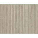 Beige gestreepte wallpaper met verticale lijnen voor Nobu Grey Tratti Mosaico