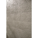 Textuur muur met reliëf bladeren op Nobu Grey wandtegel Litia 50x120 rett