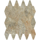 Elongated hexagonale stenen tegels in mosaïekpatroon van Nobu Slate Rombi
