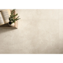 Creamkleurige Nobu White 120x120 tegel met subtiele gemêleerde textuur