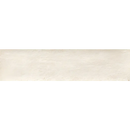 Textuur van een off-white papierstrip met ruwe randen, Nobu White 6x24