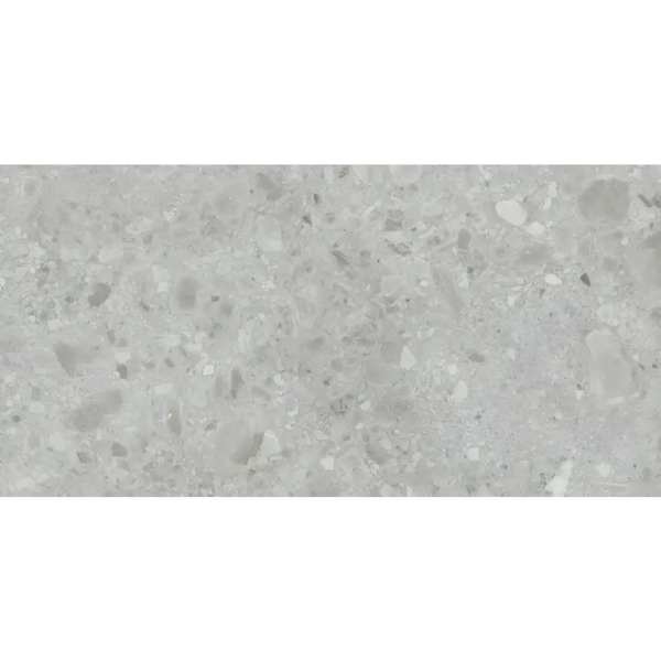 Grijze terrazzo oppervlak met spekgedekte patroon voor Nover Steel 60x120 rett