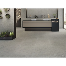 Modern zwart-wit receptiebalie met horizontale panelen van Nover Steel 80x160 rett