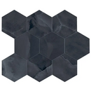 Onyx ek Black mozaïek pulido hexagon in een stijlvolle honingraatafwerking