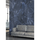 Moderne grijze leren sofa met metalen poten, perfect naast Onyx Ek Blue Pulido 120x120