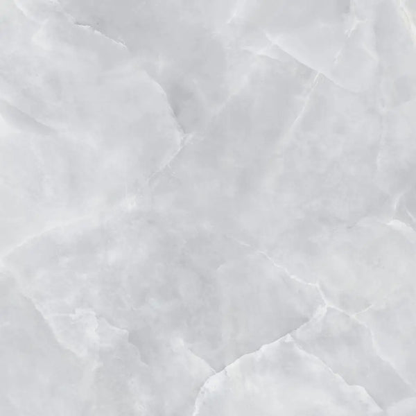 Crumpled white paper met vouwen en creases onder Onyx Ek Grey pulido 80x80 rett