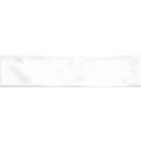 Glanzende Opal Snow glans witte rechthoekige strook van 7,5x30 cm