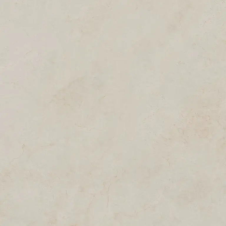 Cream color ceramic tile with subtle natural marble veining in orion marfil 60x60 rett size
