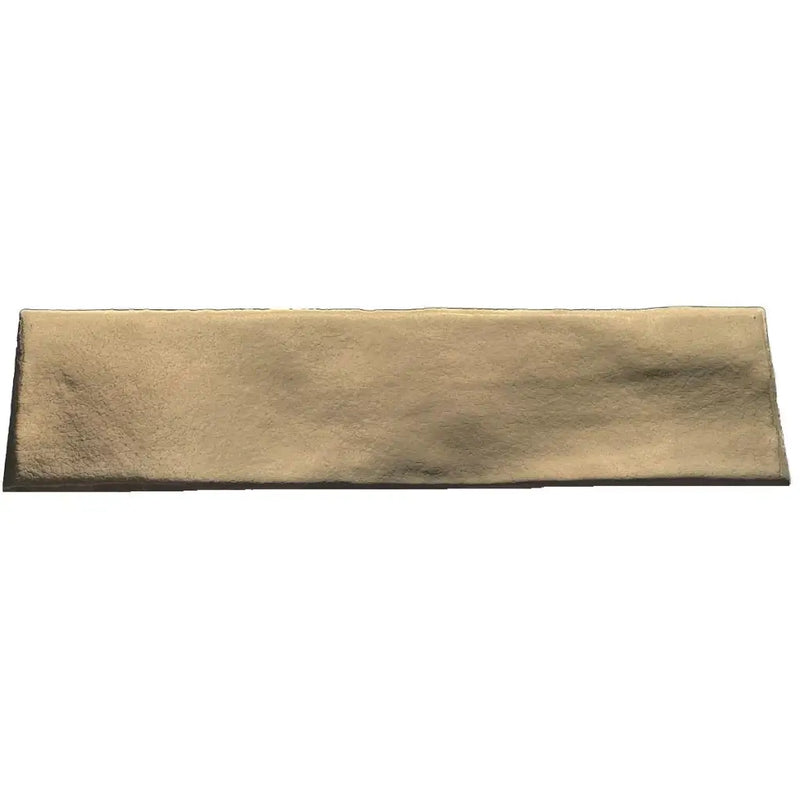 Rectangulaire goudkleurige metalen staaf met textuur voor Oud Hollandse Witjes Goud