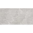 Grijze textuur met horizontale lijnen van Overland Pearl Relieve 30x60 rett