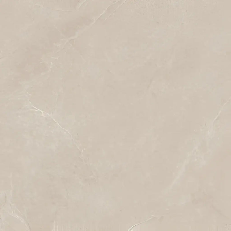 Beige marmerkeramiektegel Pacific Beige 60x60x2cm met subtiele aders