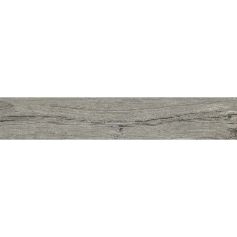 Grijze houten plank met natuurpatronen, Padouk Grey 20x160 rett productweergave