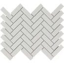 Witte matt herringbone mozaïek tegel voor PAHM140 White Matt en PAHM140 White