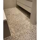 Steenmozaïek vloerpatroon van Palladiana Perla Grijs 30x30 cm met onregelmatige vormen