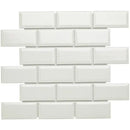 PAME100 White Glossy: witte glanzende subway tegelmozaiek voor je muur of keuken