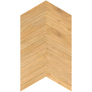 Lichte houten planken in chevronpatroon van Plein Air Gold Chevron 7,5x45