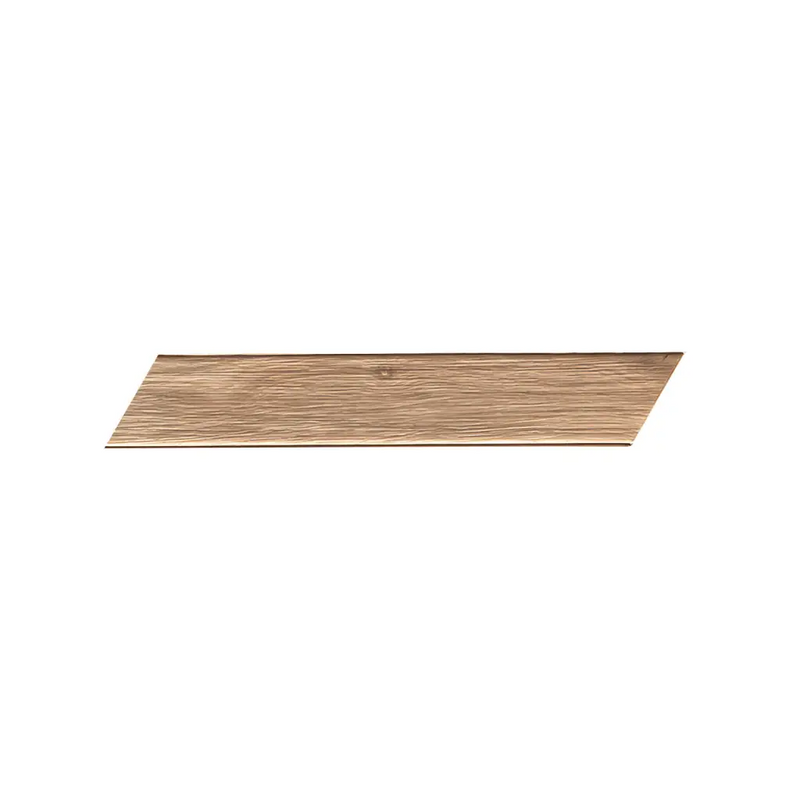 Houten plank in parallelogramvorm voor Plein Air Nut Chevron 7,5x45 vloer