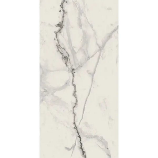 Polar 60x120 vloertegels met witte marmerlook en grijze aderen voor een stijlvolle vloer