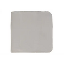 Witte vierkante servet met afgeronde hoeken van Porto Mate 10x10 F108