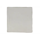 Effen witte keramische tegel Porto Mate 10x10 F201 met licht ruwe randen