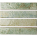 Weerbestendige, aquagroene keramische tegels uit de Potters serie met aquarel effect