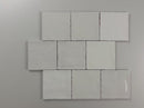 Moos White glans handvorm 13x13