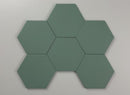 Hexagon Timeless Jade mat 15x17