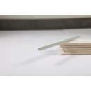 Metaalvijl en houten sticks naast Kwartrondje Koloniaal Jade glans 1,5x30