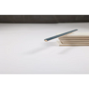 Kwart rond koloniale marine glans met een potlood en stapel papieren op de achtergrond