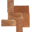 Rustic rode terracotta hoektegel Alhambra bejmat 24x11x2 cm