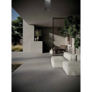 Minimalistische witte modulair sofa met zachte bekleding en strakke lijnen rift greige 120x120 rett