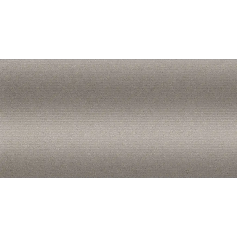 Rift greige crest decor wandtegel 60x120 met grijs geweven textuur en subtiel patroon