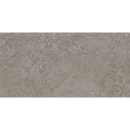 Gray damask greige volute decor wandtegel 30x60 rett met fijne bloem en krulpatronen