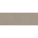 Beige rift sand duct decor wandtegel 30x90 met horizontale geribbelde lijnen en textuur