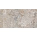 Gray and beige distressed rift sand vania decor 60x120 rett tile with vintage-inspired intricate patterns
