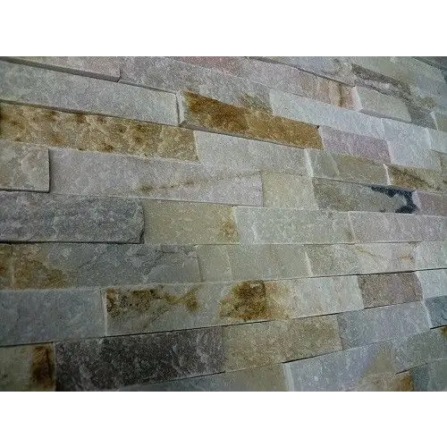 Schiste flatface stonepanel beige slate 15x60x1/2 - Top