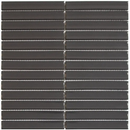 Een stuk carbon gray glossy tegels met een glanzende afwerking voor je muur of vloer