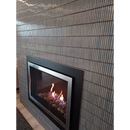 Moderne gashaard SEF12325 met blauwe vlammen en grijsblauwe steentjes