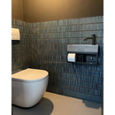 Wandtoilet met modern design in Azure Blue Speckle voor stijlvolle badkamer