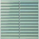 Een stuk van SEF20125 turquoise glossy keramische mozaïek tegels in lichtgroen