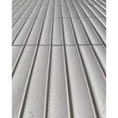 Metaal dakpanelen met diagonale ribbels in Stracciatella Matt kleur