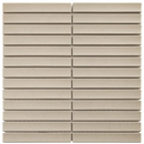 Beige lineaire mozaïek tegels SEF20250 Vanilla Speckle Matt met textuur