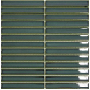 Teal groene glazen subway tegel SEF20525 Bosgroen glans voor badkamer of keuken