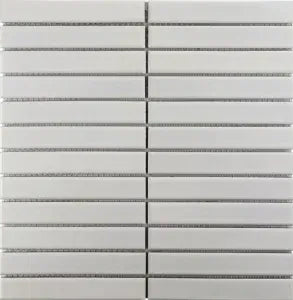 SEF22100 White Glossy tegelmozaïek plaat voor een strakke witte muur