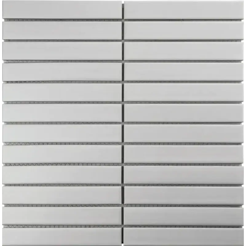 SEF22140 White Matt keramische mozaïeltegels voor een strakke witte muur