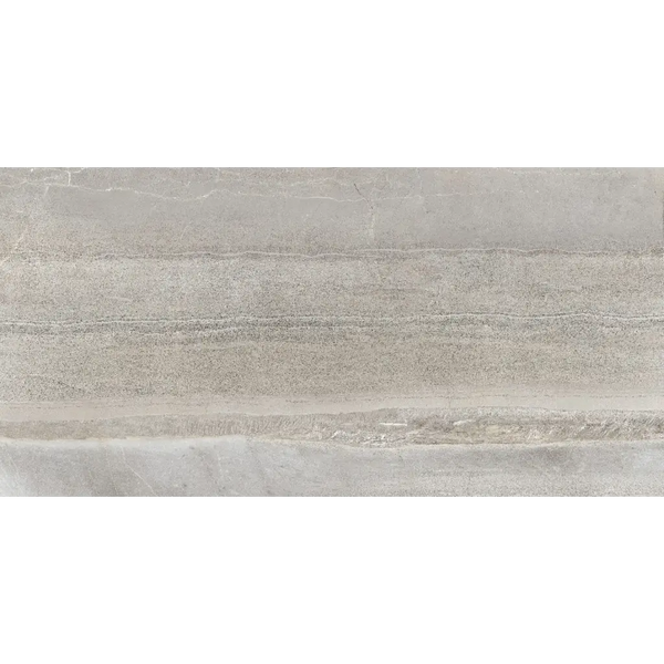 Gray stone surface with subtle striations, perfect for Serenity Greige 60x120 rett