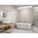 Moderne vrijstaande witte badkuip met ronde randen van Shetland Moon 60x60 Rett